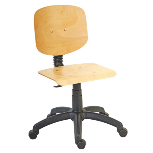 Dílenská židle 1290 L NOR s bukovou překližkou