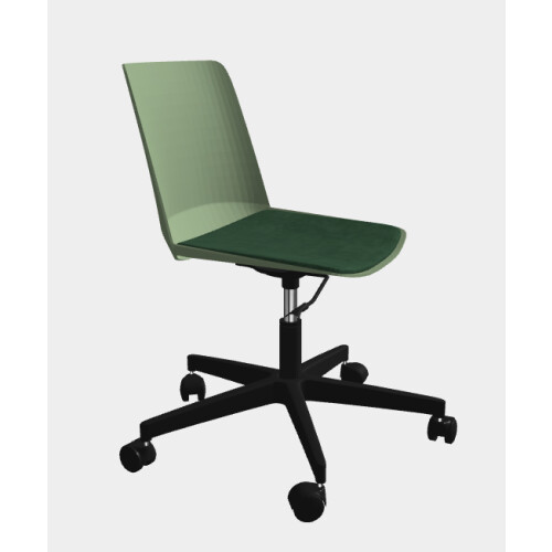 Plastová otočná židle EMMA na kříži