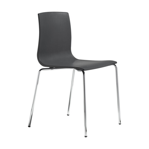 Plastová židle ALICE CHAIR antracit - skladem