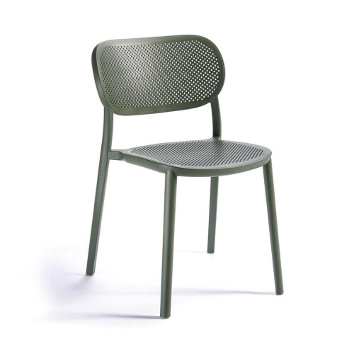 Plastová židle NUTA military green - skladem