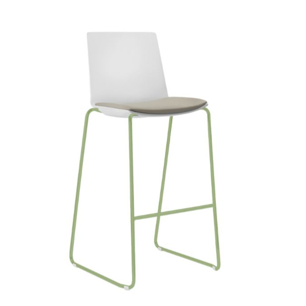 Barová židle SKY FRESH 062-Q-NC zelená