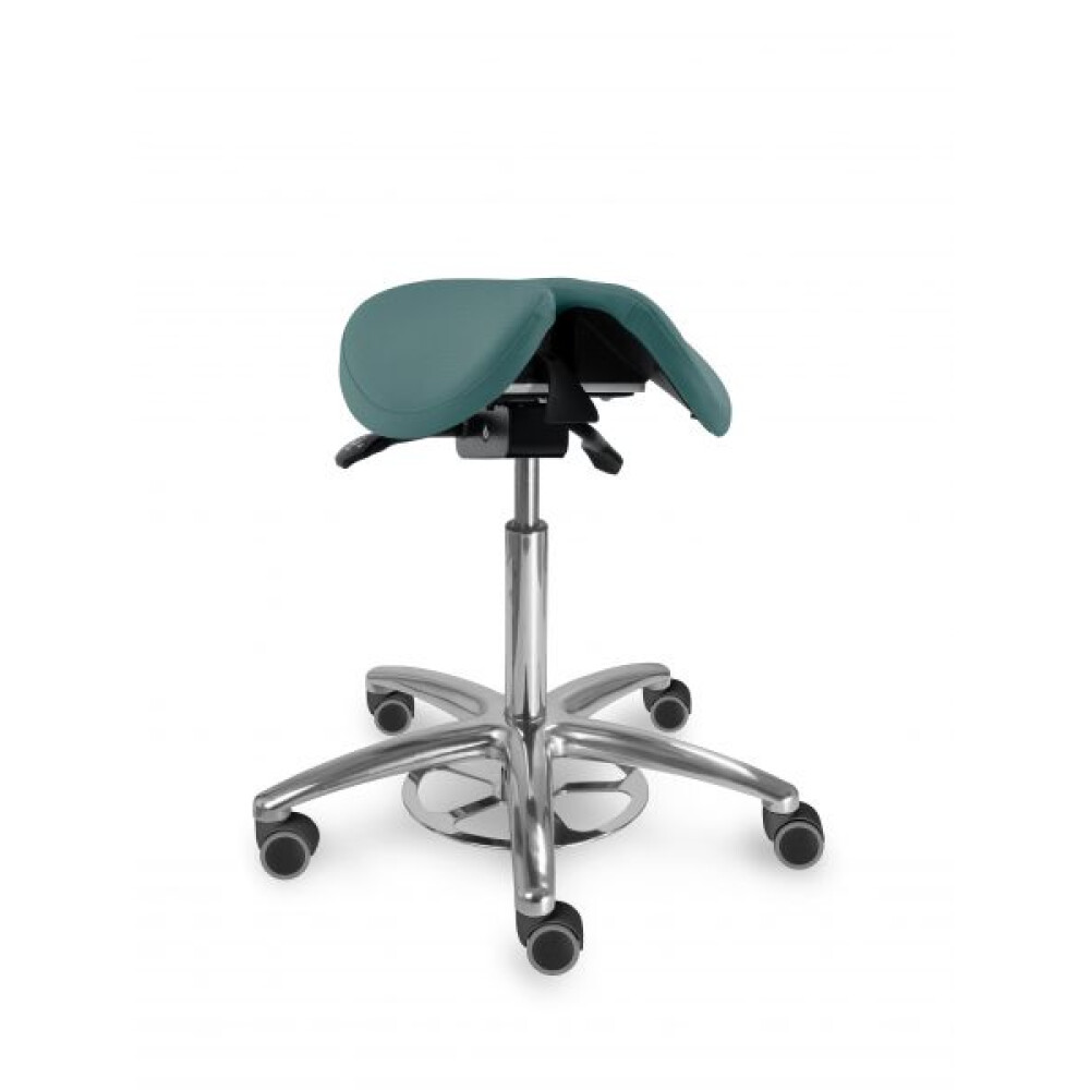 MEDI 1214 S clean Zdravotnická stolička s naklápěcím děleným sedákem