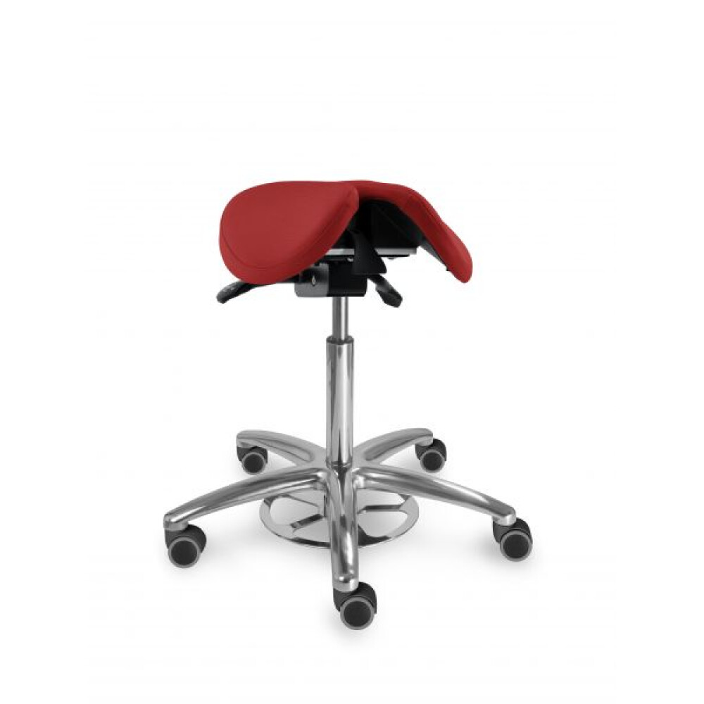 MEDI 1214 S clean Zdravotnická stolička s naklápěcím děleným sedákem