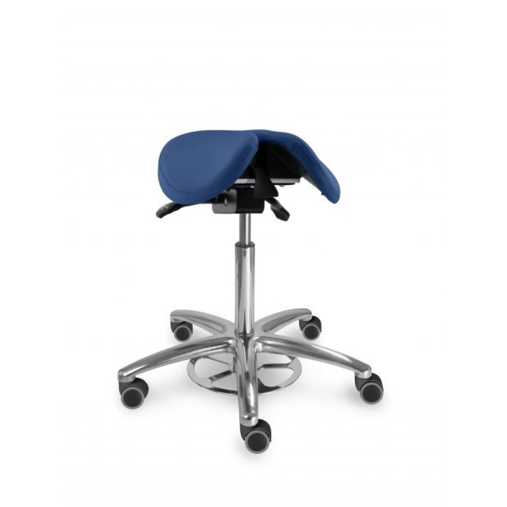 MEDI 1214 S clean Zdravotnická stolička s naklápěcím děleným sedákem