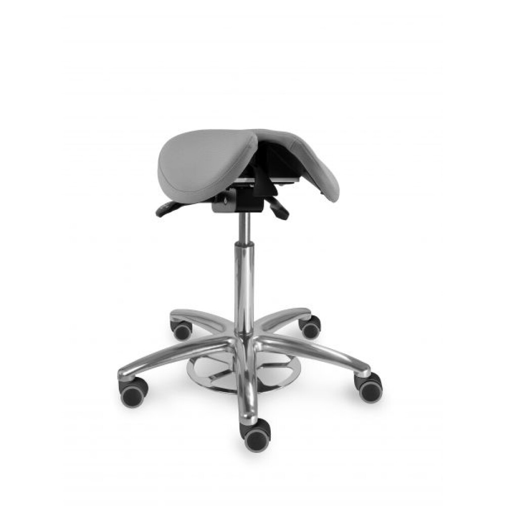 MEDI 1214 S clean Zdravotnická stolička s naklápěcím děleným sedákem