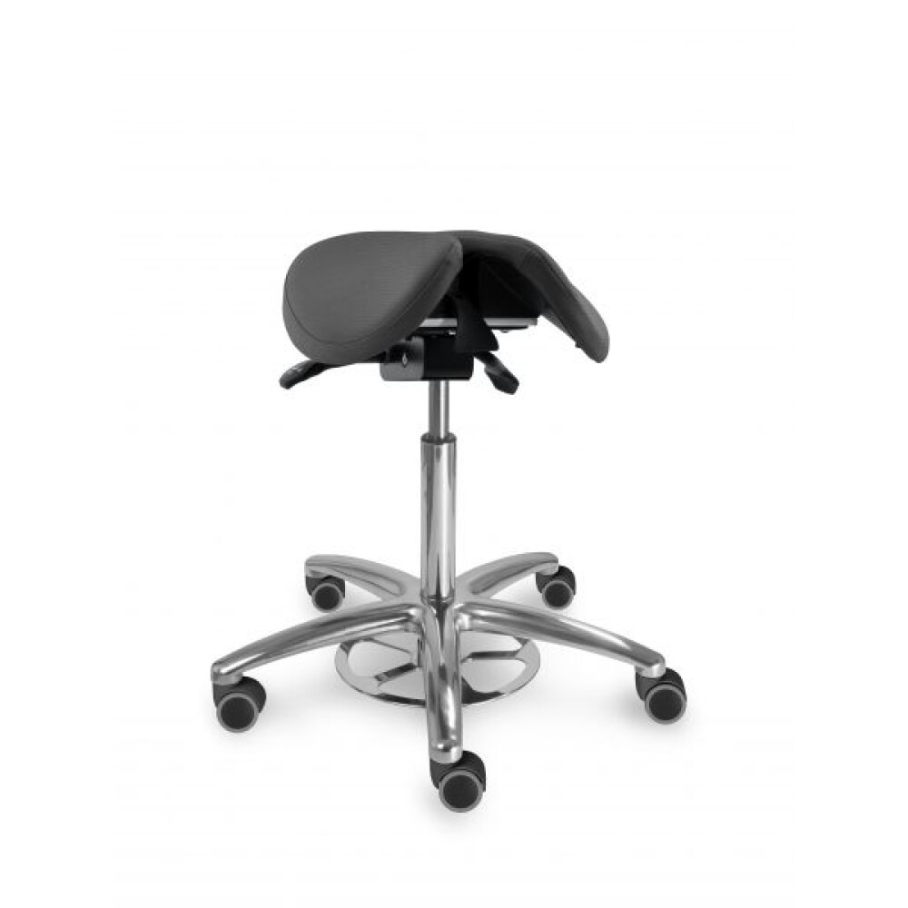 MEDI 1214 S clean Zdravotnická stolička s naklápěcím děleným sedákem