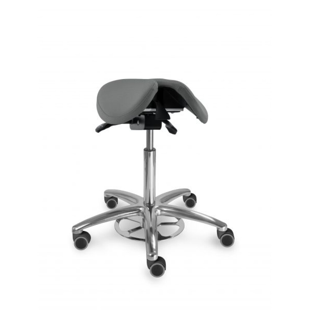 MEDI 1214 S clean Zdravotnická stolička s naklápěcím děleným sedákem