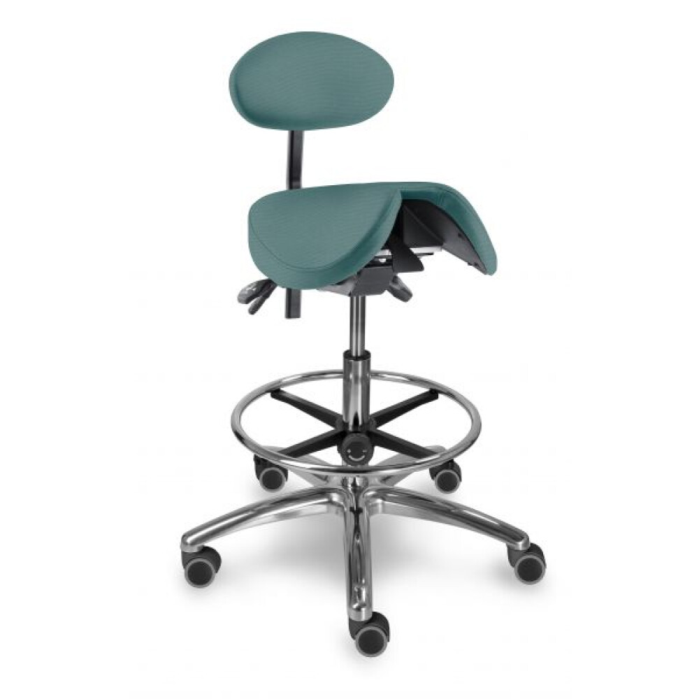 1215 S dent stolička s děleným naklápěcím sedákem a oporou zad