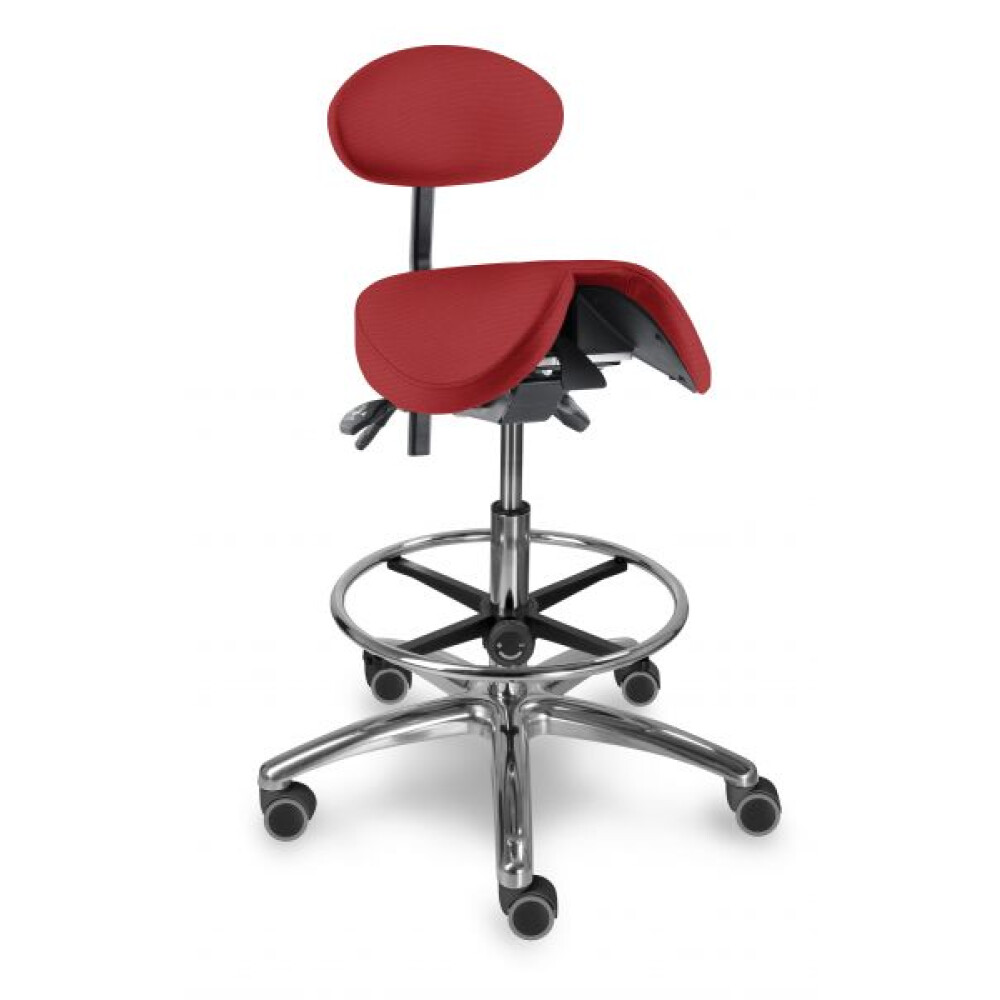 1215 S dent stolička s děleným naklápěcím sedákem a oporou zad