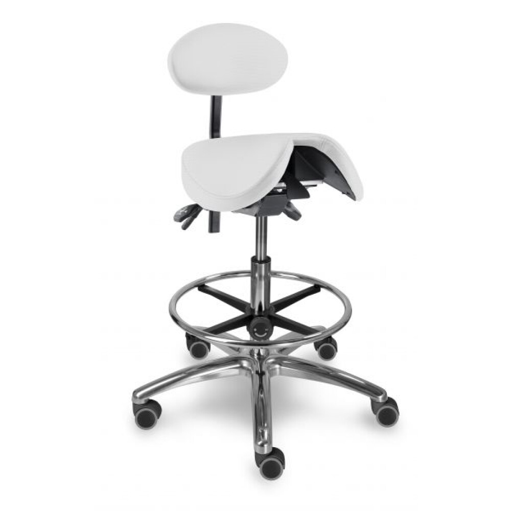 1215 S dent stolička s děleným naklápěcím sedákem a oporou zad