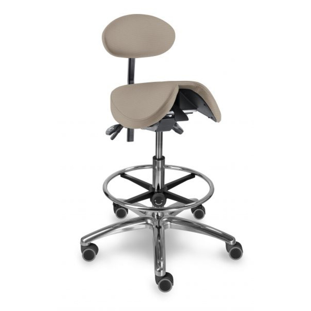 1215 S dent stolička s děleným naklápěcím sedákem a oporou zad