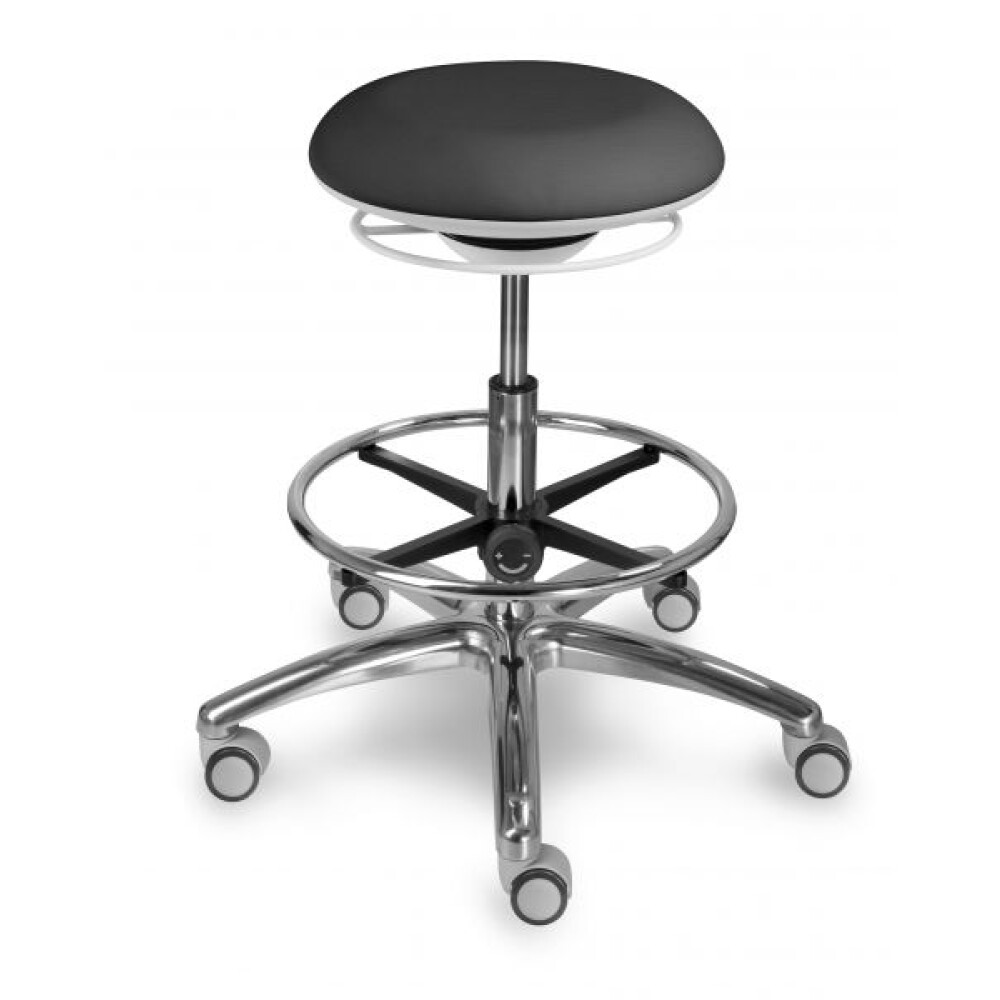 MEDI 1259 G VP vysoká otočná stolička s balančním sedákem