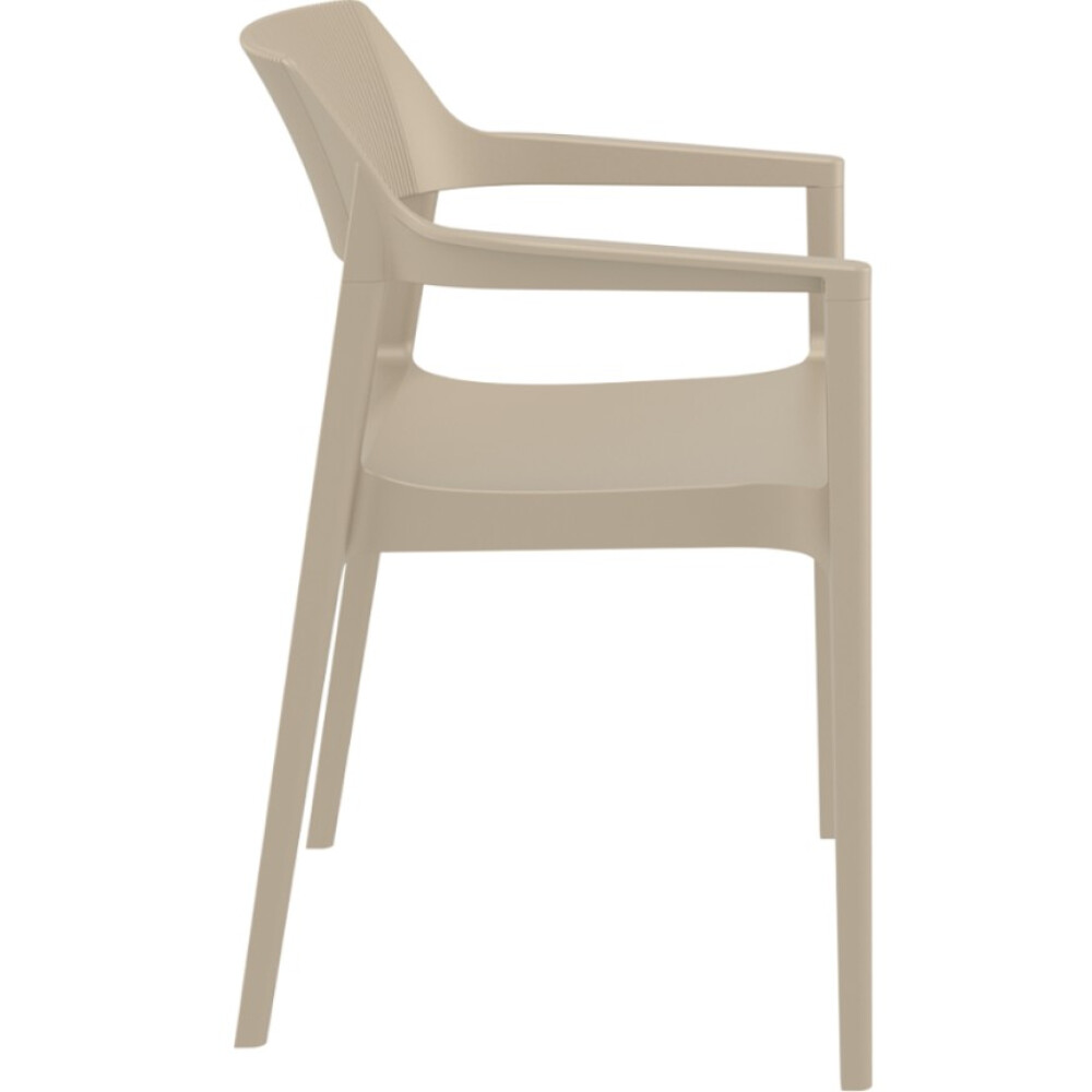 Plastová židle TULUM s područkami