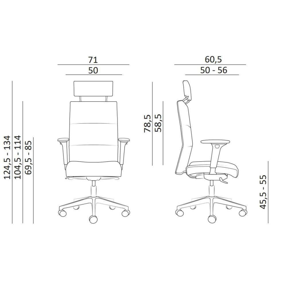 Kancelářské křeslo 8150 Vertika + AR12