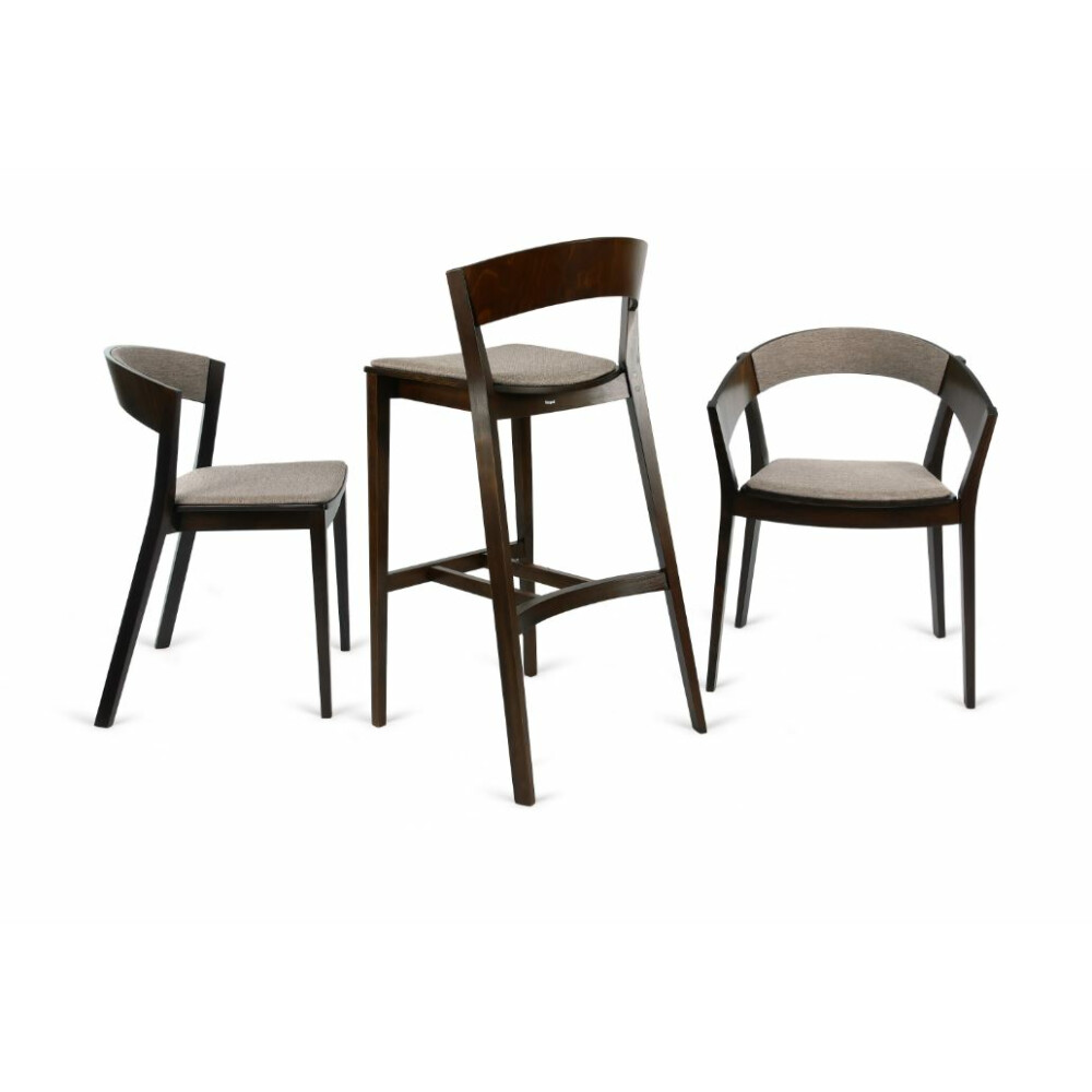ARCHER - barová židle, jídelní židle, dřevěné křeslo