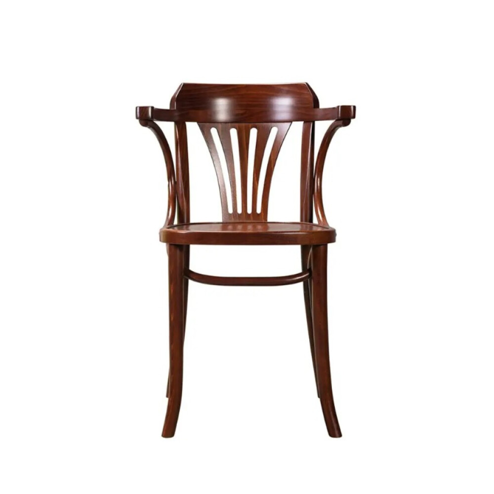Dřevěná židle B-5173 s područkami