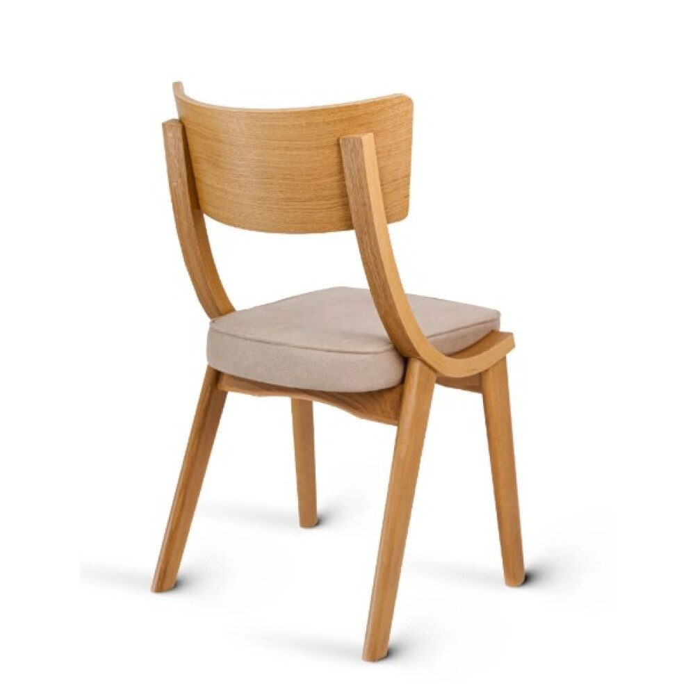 Dřevěná čalouněná židle DIRAN