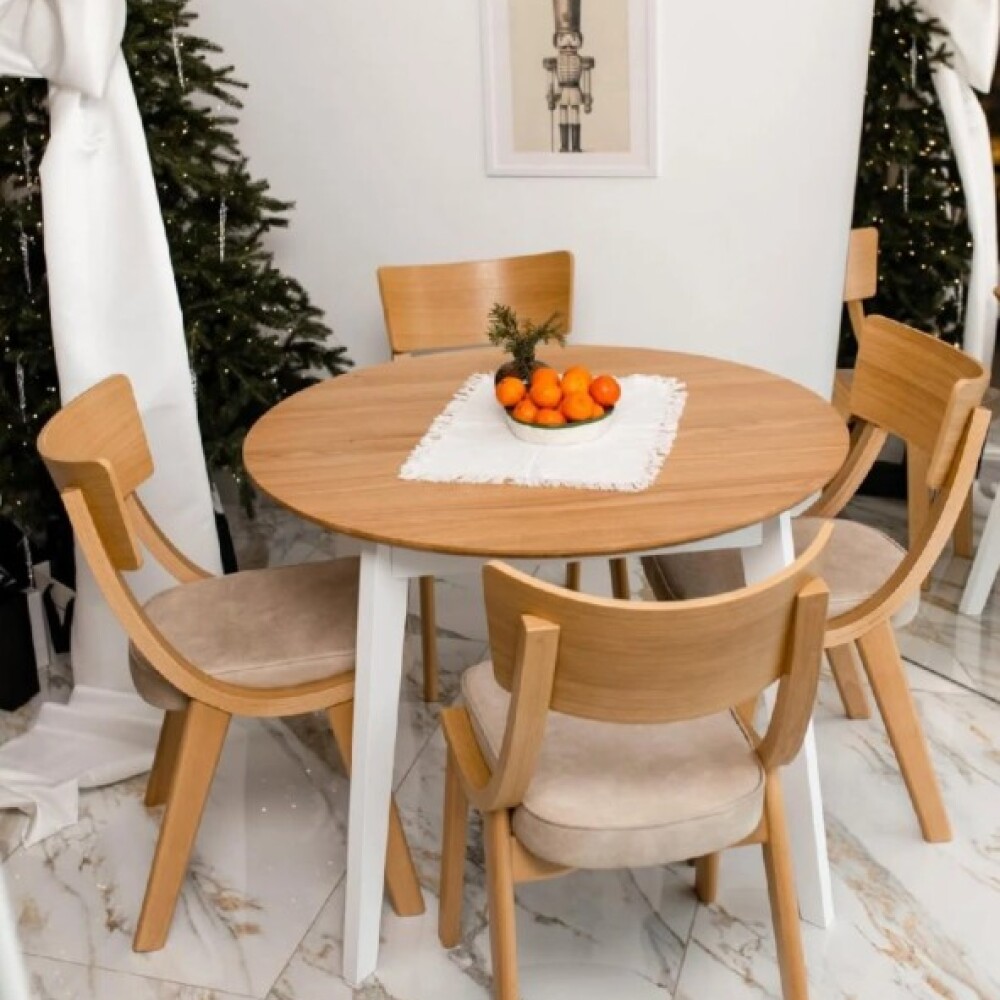 Dřevěná čalouněná židle DIRAN