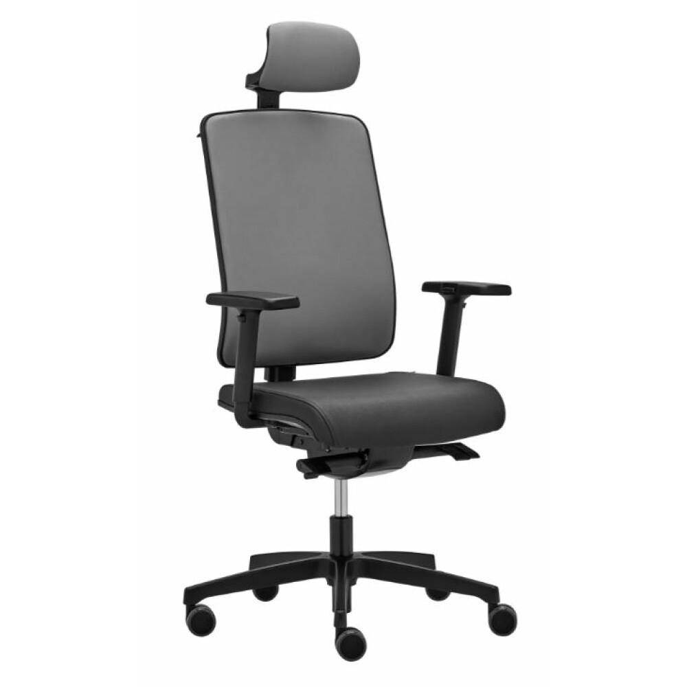 Kancelářská židle FLEXI TECH FX 1124 plast bílý