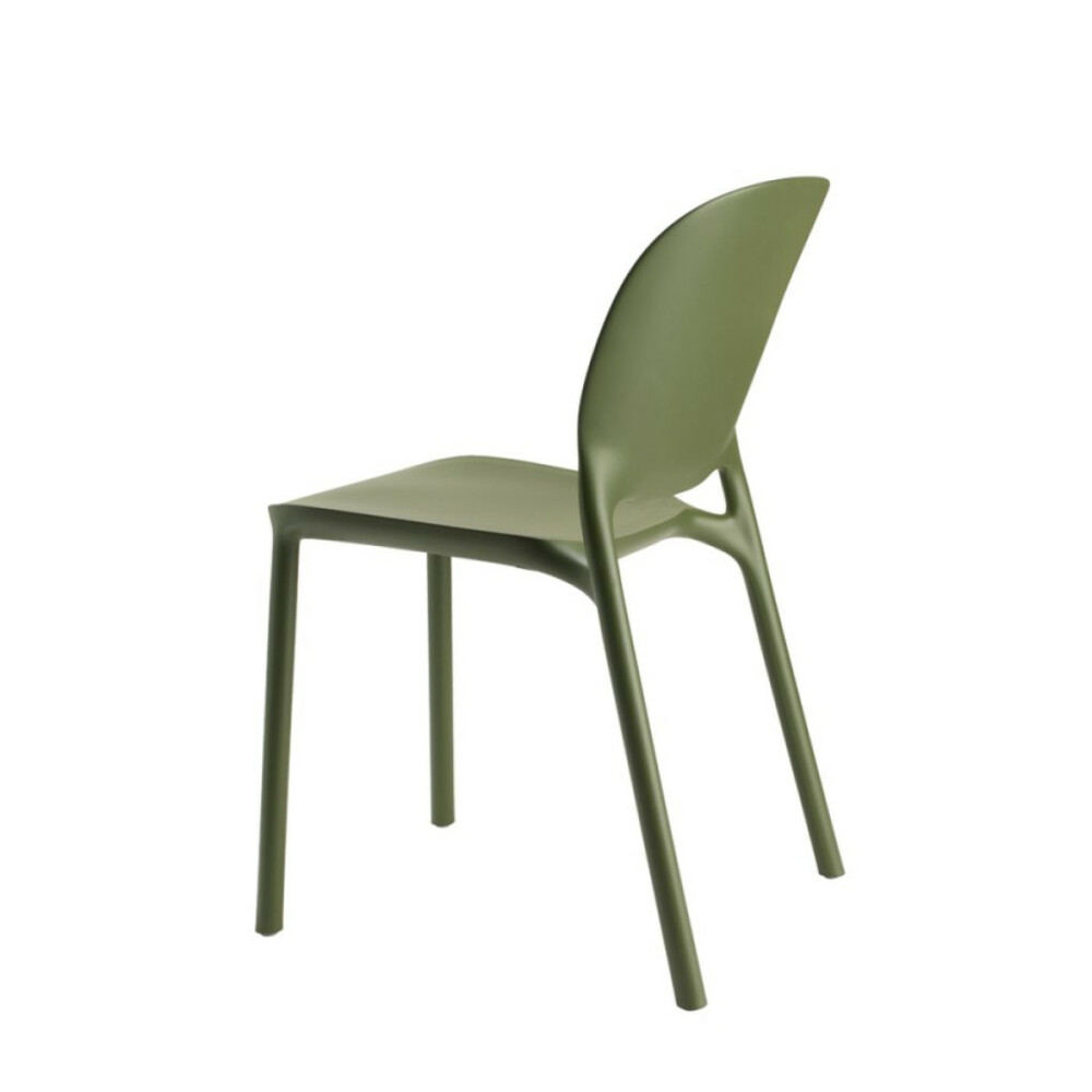 Plastová židle HUG  - olive green
