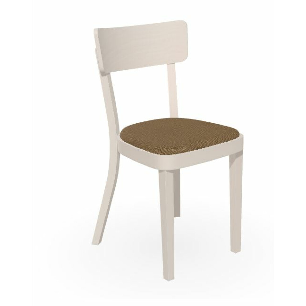 Dřevěná židle IDEAL 313 488 s čalouněným sedákem