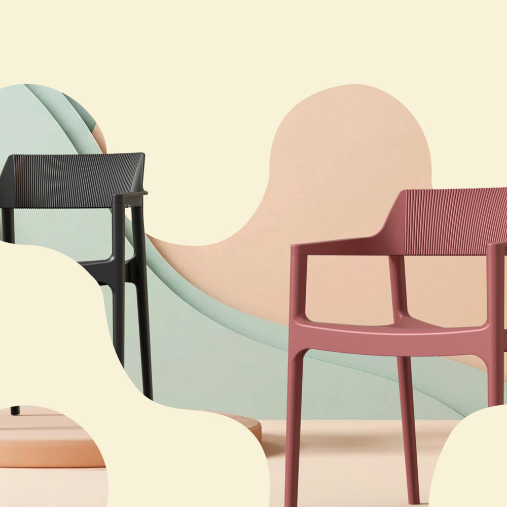 Plastová židle TULUM s područkami