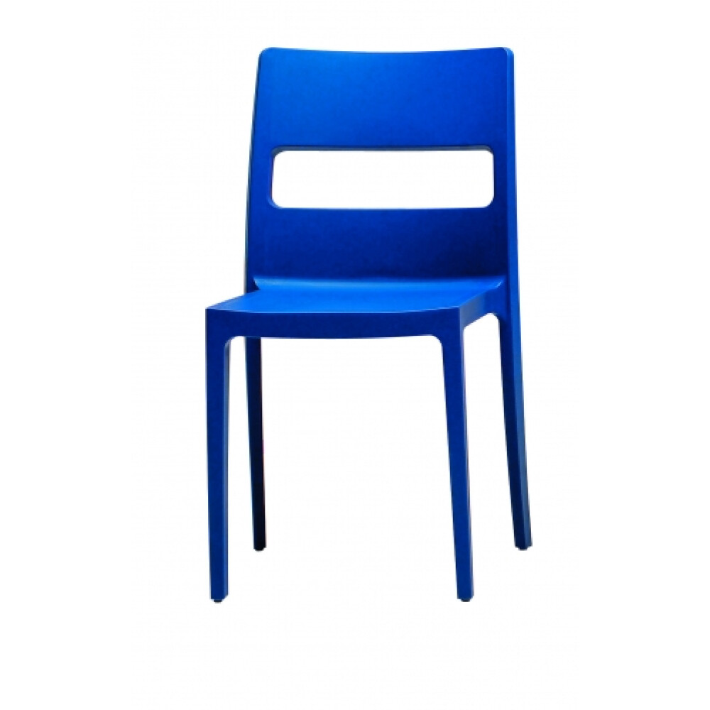 Zahradní plastová židle SAICHA, Modrá
