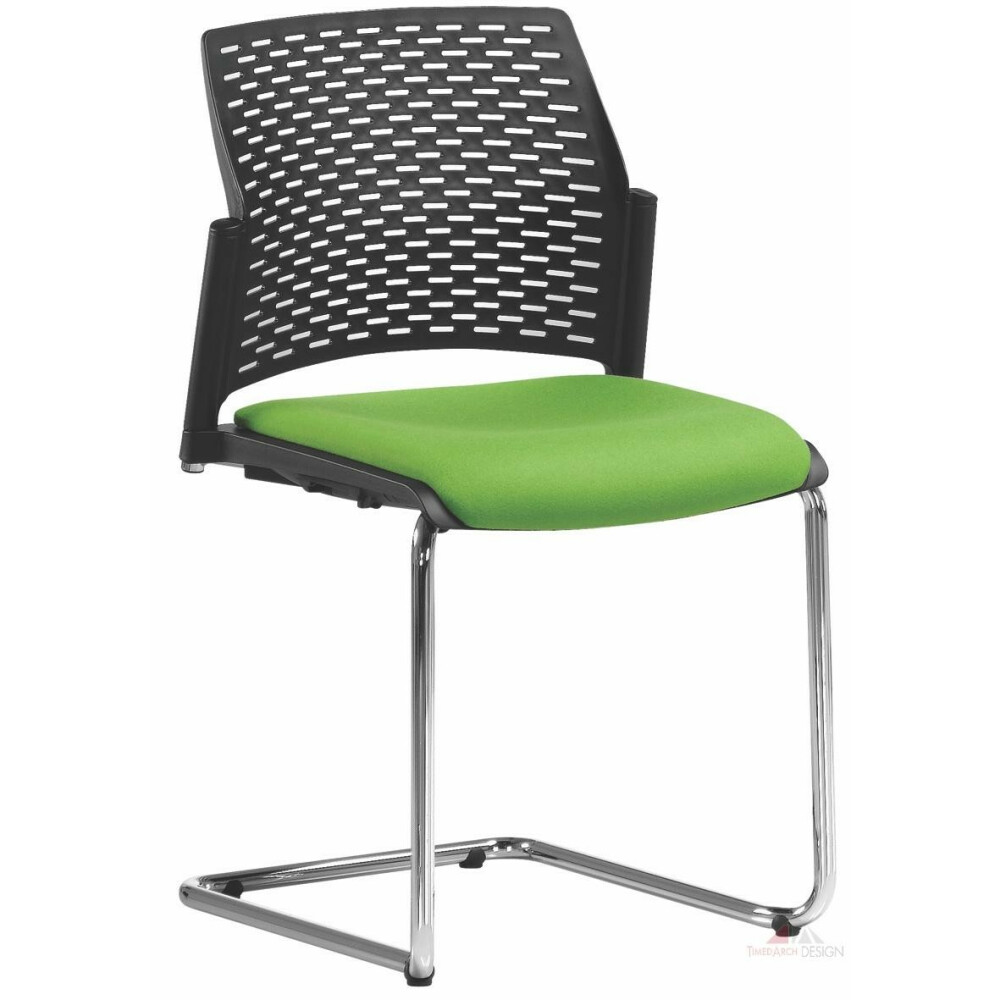 Jednací židle REWIND RW2107 pérová čalouněný sedák