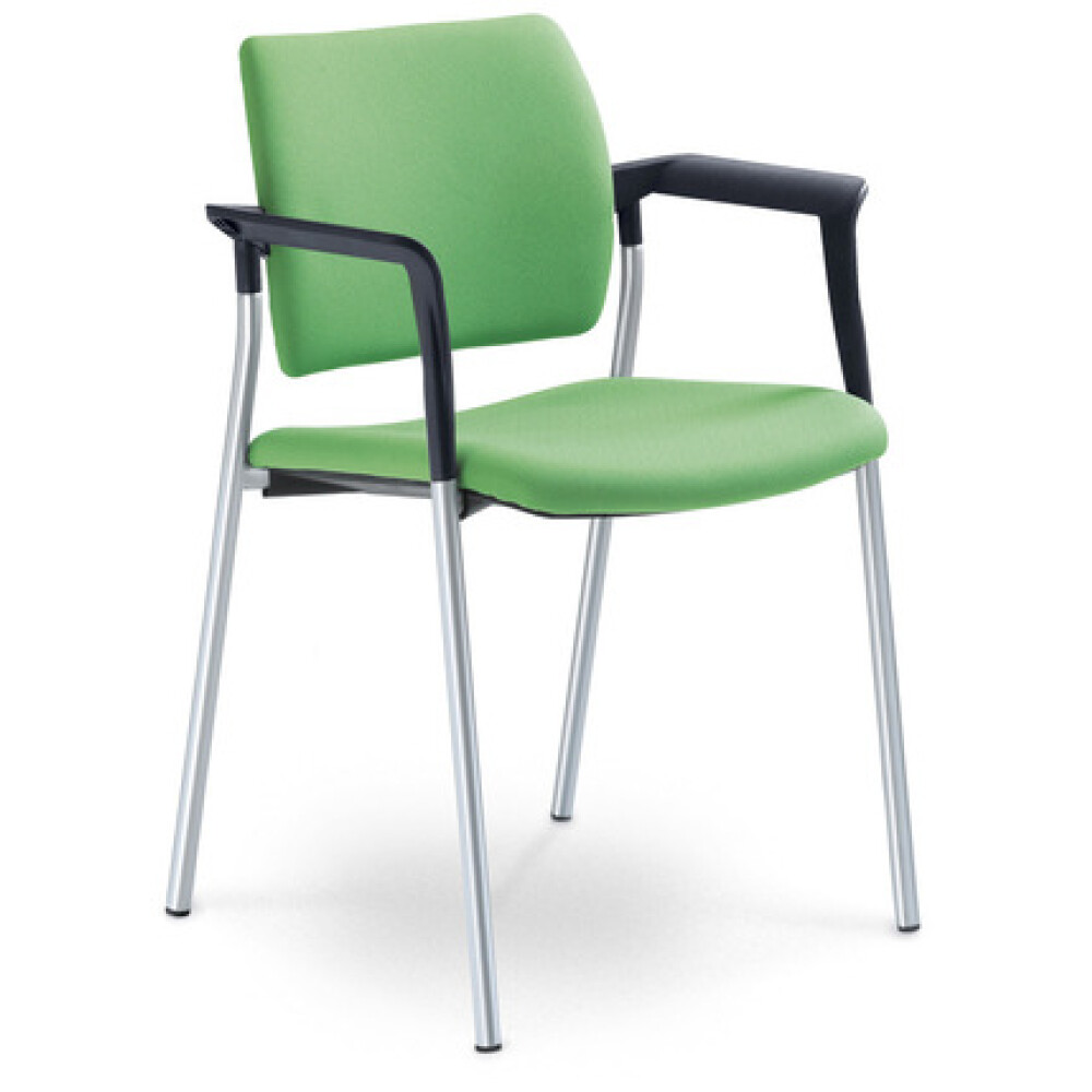 Konferenční čalouněná židle DREAM 110 s područkami