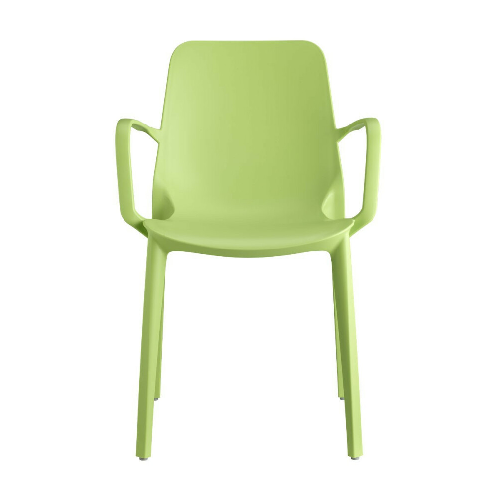 Plastová židle GINEVRA armchair light green