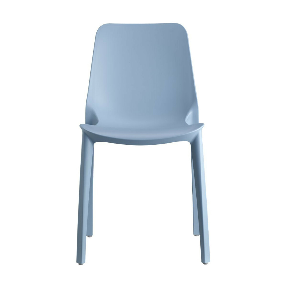 Plastová židle GINEVRA - barva světle modrá