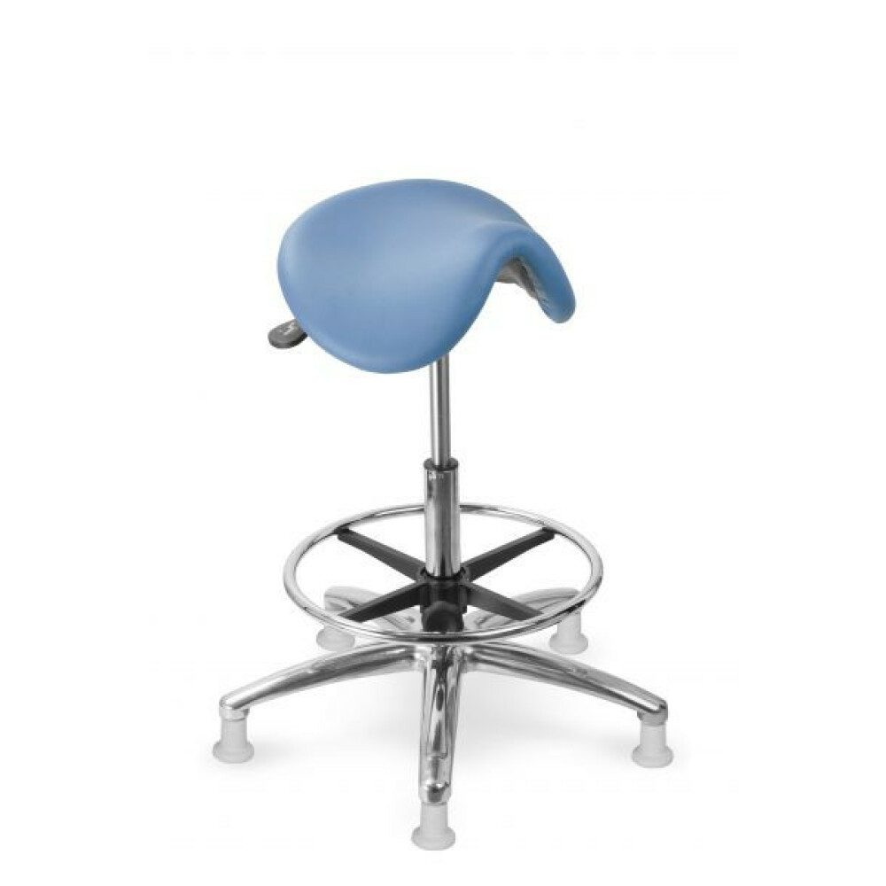 Zdravotnická stolička MEDI 1213 G dent s naklápěcím sedákem a oporou nohou