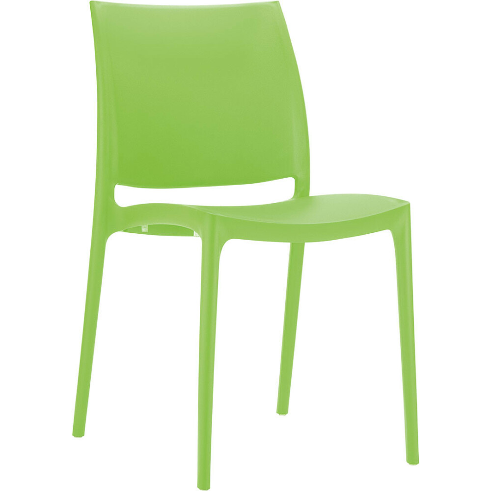 Plastová židle MAYA - zelená