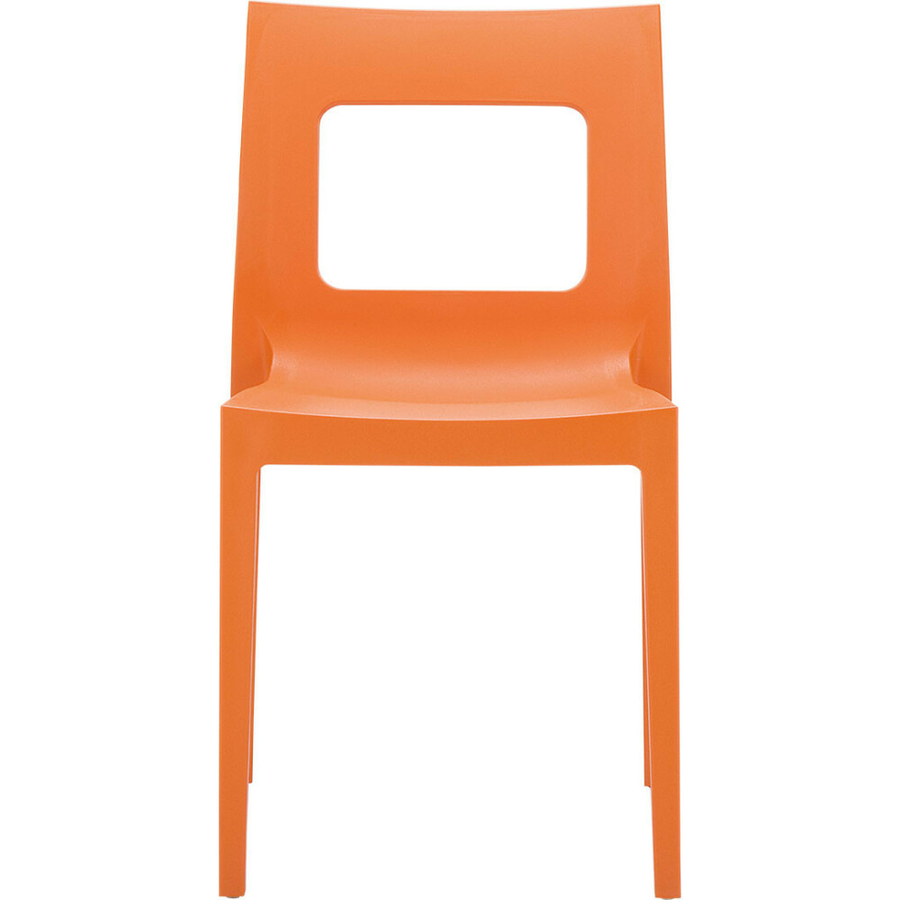 Plastová židle LUCCA oranžová