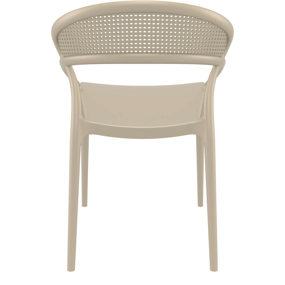 židle SUNSET 088 - béžovo - šedá (taupe)
