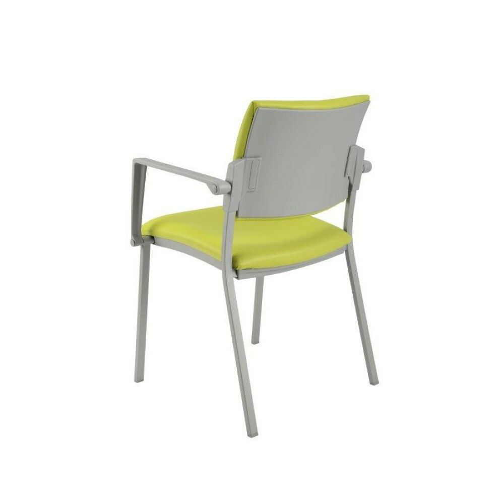 zdravotnická židle SQUARE šedý plast