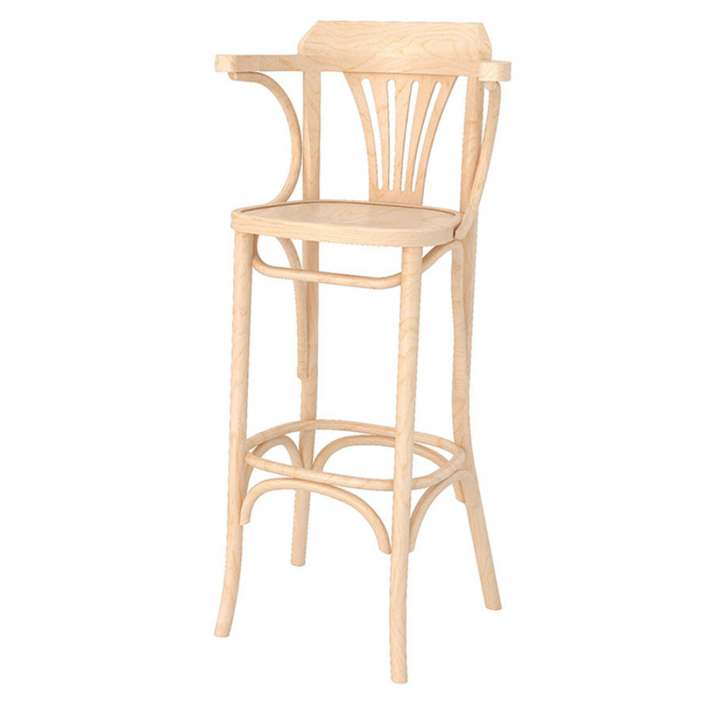 Dřevěná barová židle H-5172