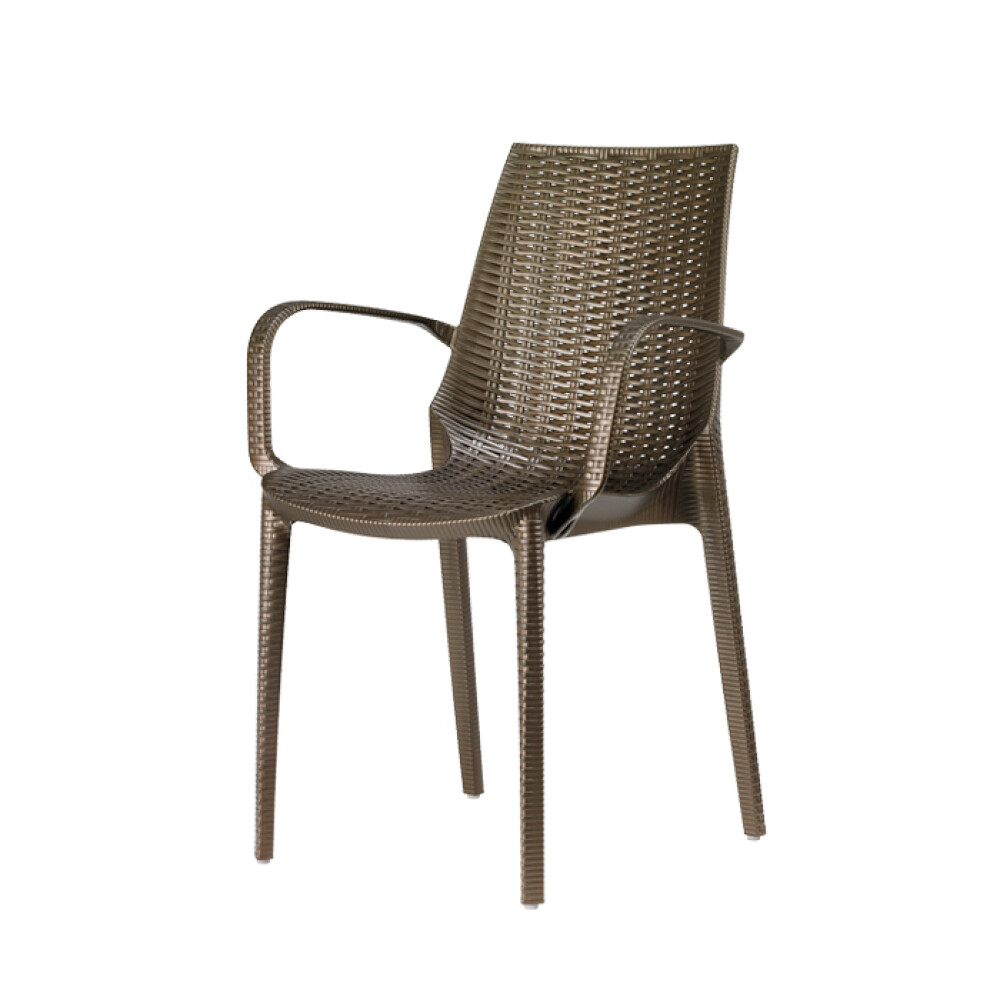 Plastová židle LUCREZIA armchair bronze