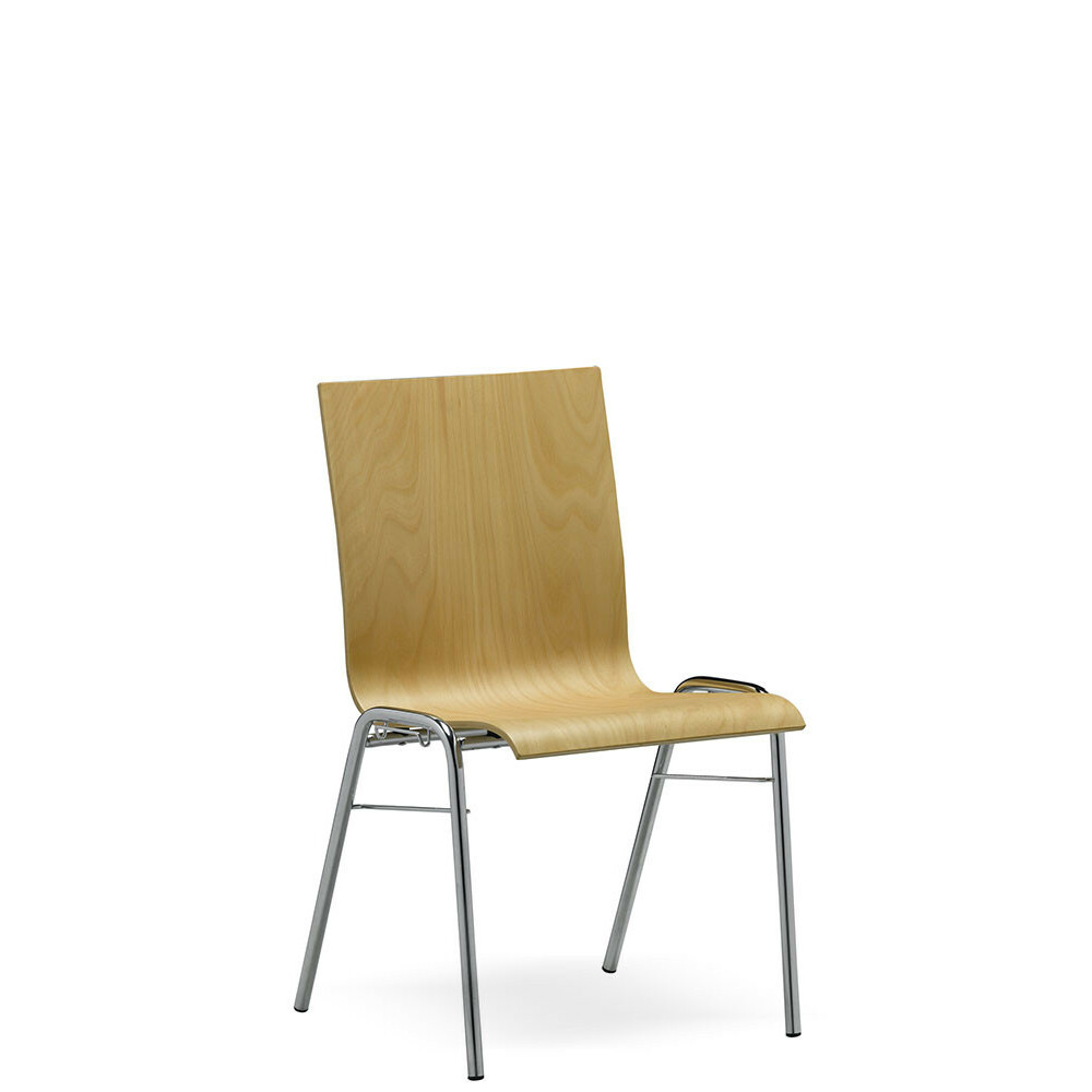 Konferenční dřevěná židle WOODY
