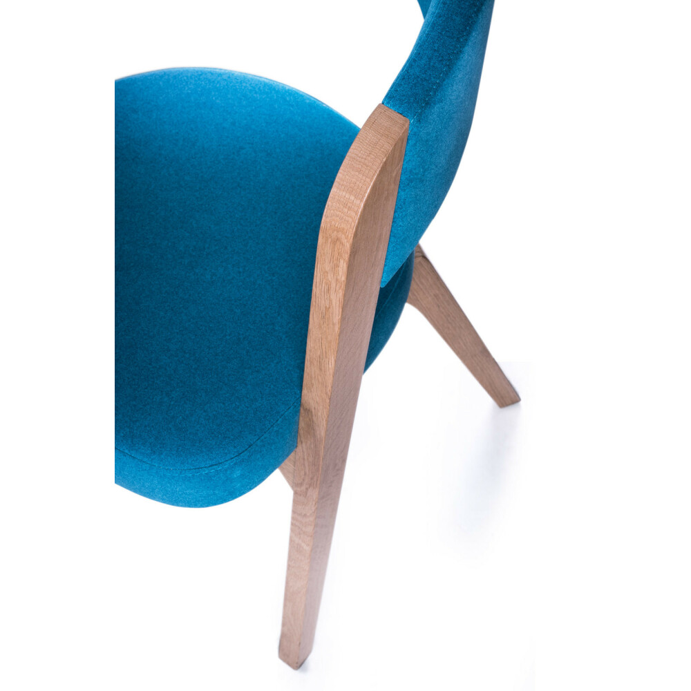 Dřevěná čalouněná židle Argo