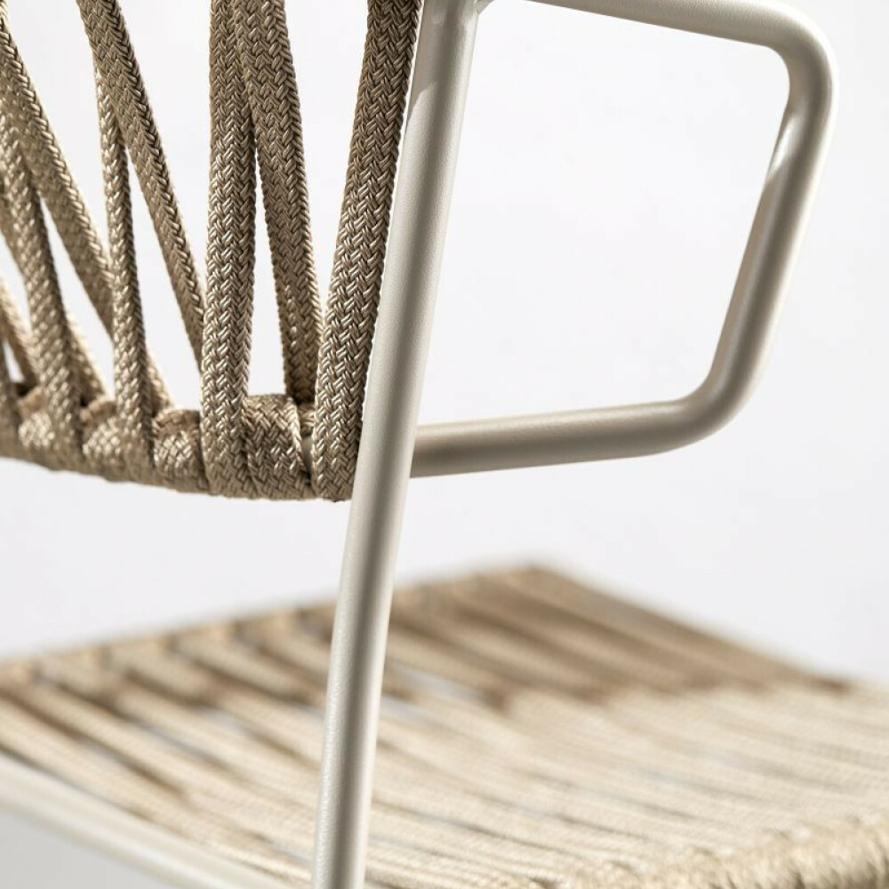 Zahradní židle LISA FILO  - výplet námořní lano