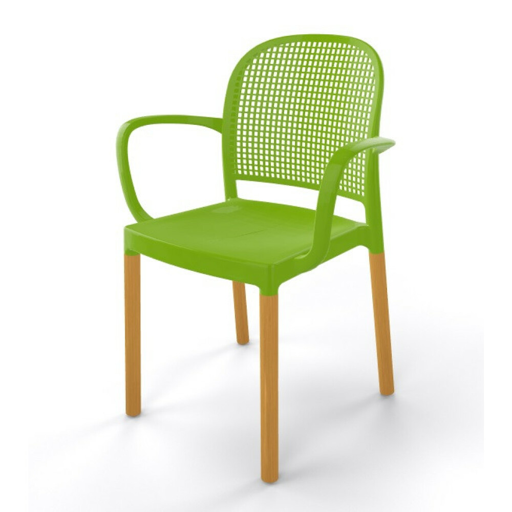 Plastová židle PANAMA BL armrest