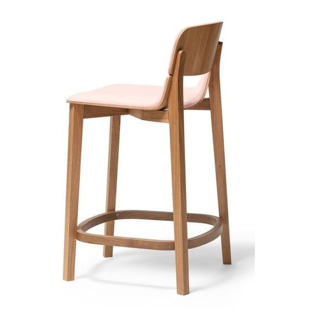 Čalouněná barová židle LEAF