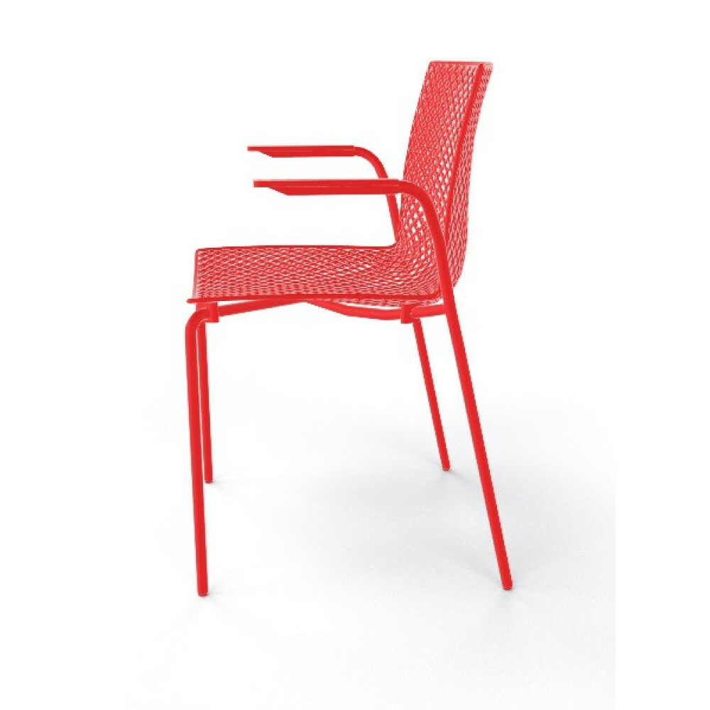 Plastová židle FULLER  B s područkami