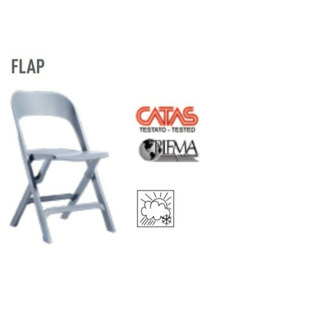 Plastová sklopná židle FLAP