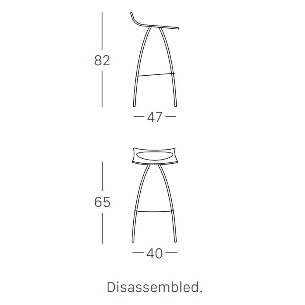 Barová židle DIABLITO bar 65 / 80