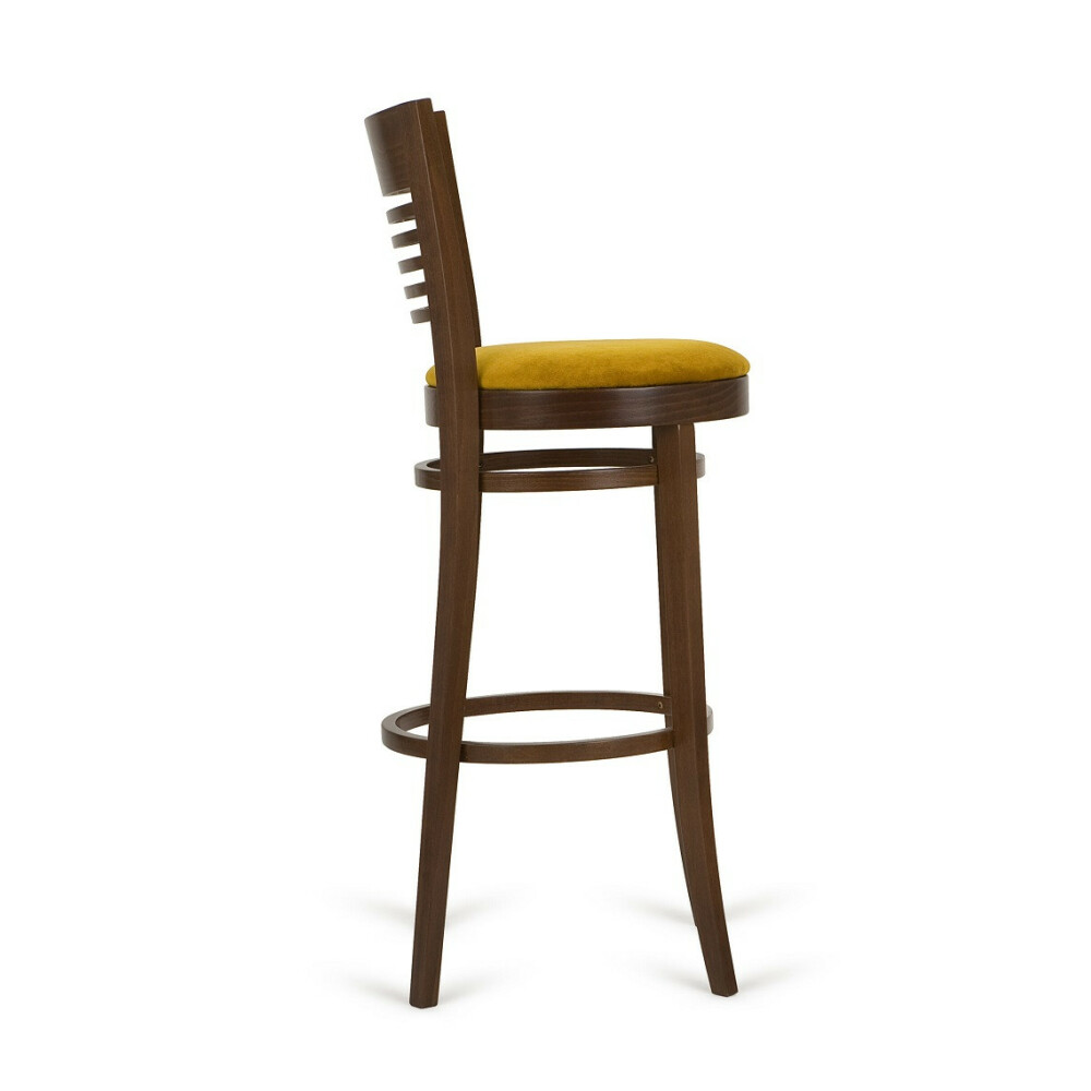 Dřevěná barová židle H-4720 čalouněná