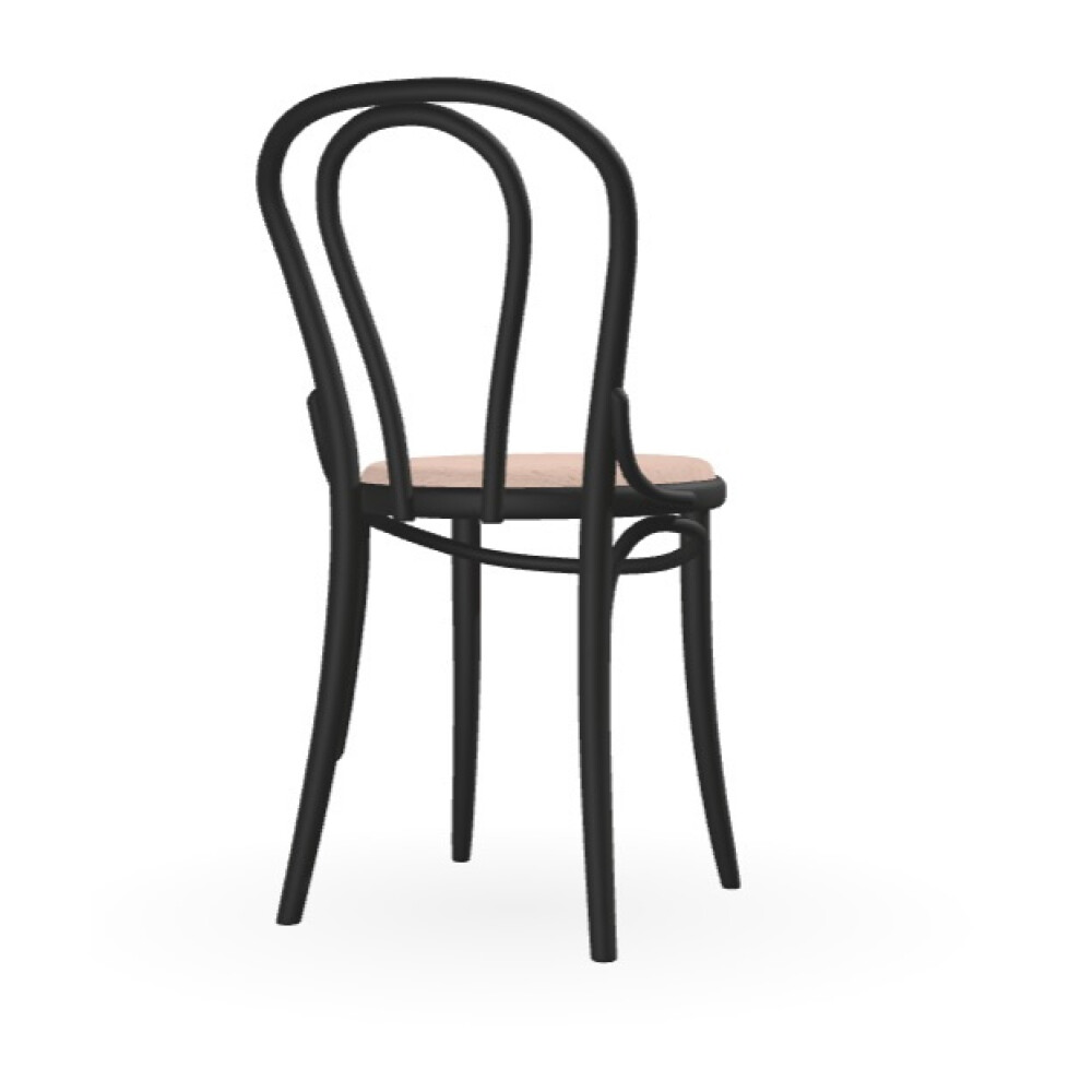 Dřevěná židle 018  s čalouněným sedákem