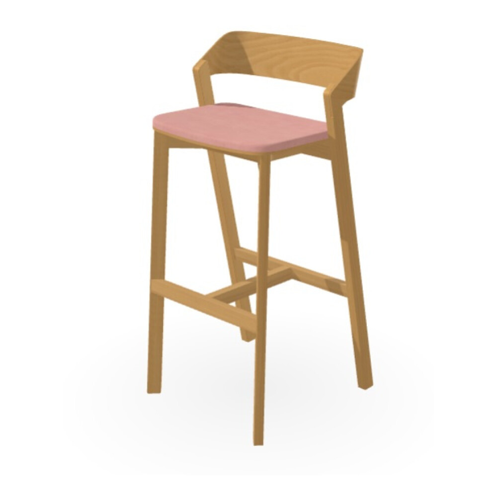 Barová židle MERANO čalouněná