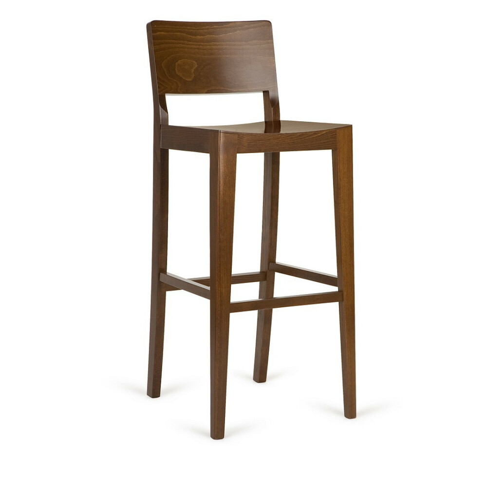 Dřevěná barová židle H-9705